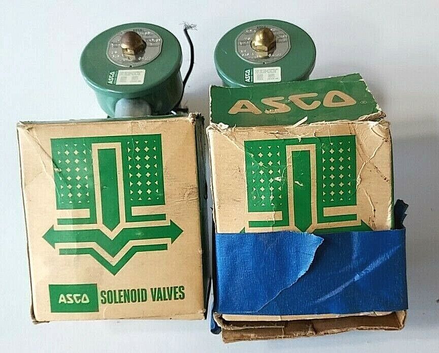 ASCO SOLENOID BRASS VALVES WP LB 8210B 93, 2pcs. - NEW/OTHER