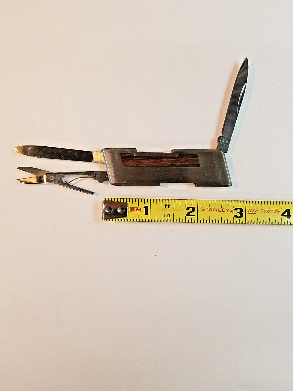 VTG Parker Eagle 3 Blade Knife, NEW in Box, # 893, Wood Inlay Handle, FreeShip