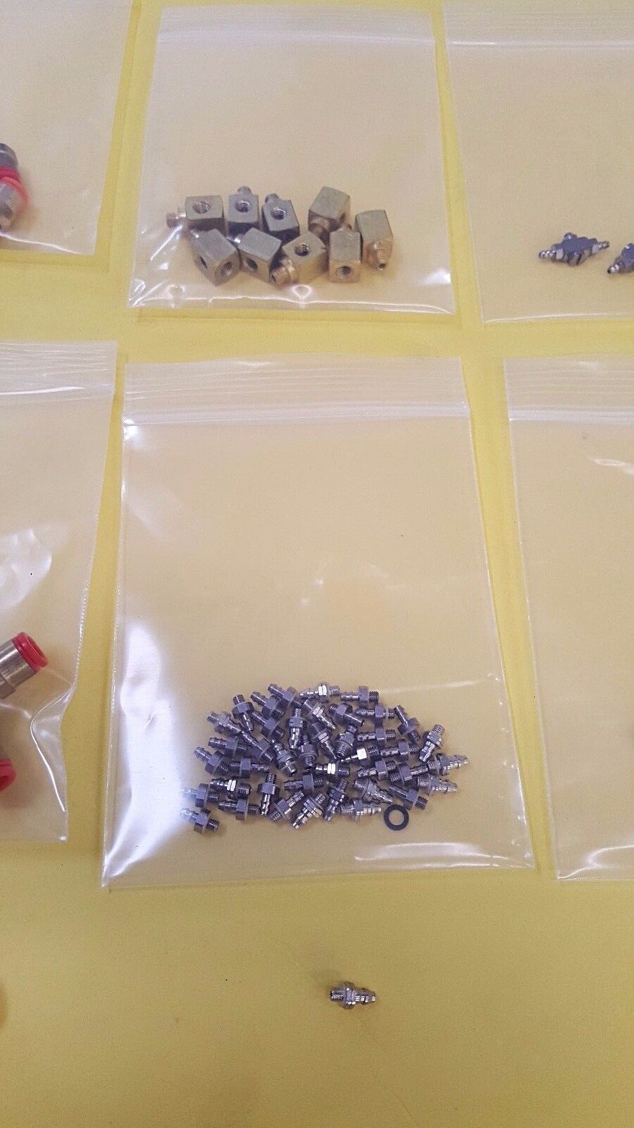 Clippard Minimatic Miniature Pneumatic Fittings, 200+ PCS. Assorted Lot, New/Oth