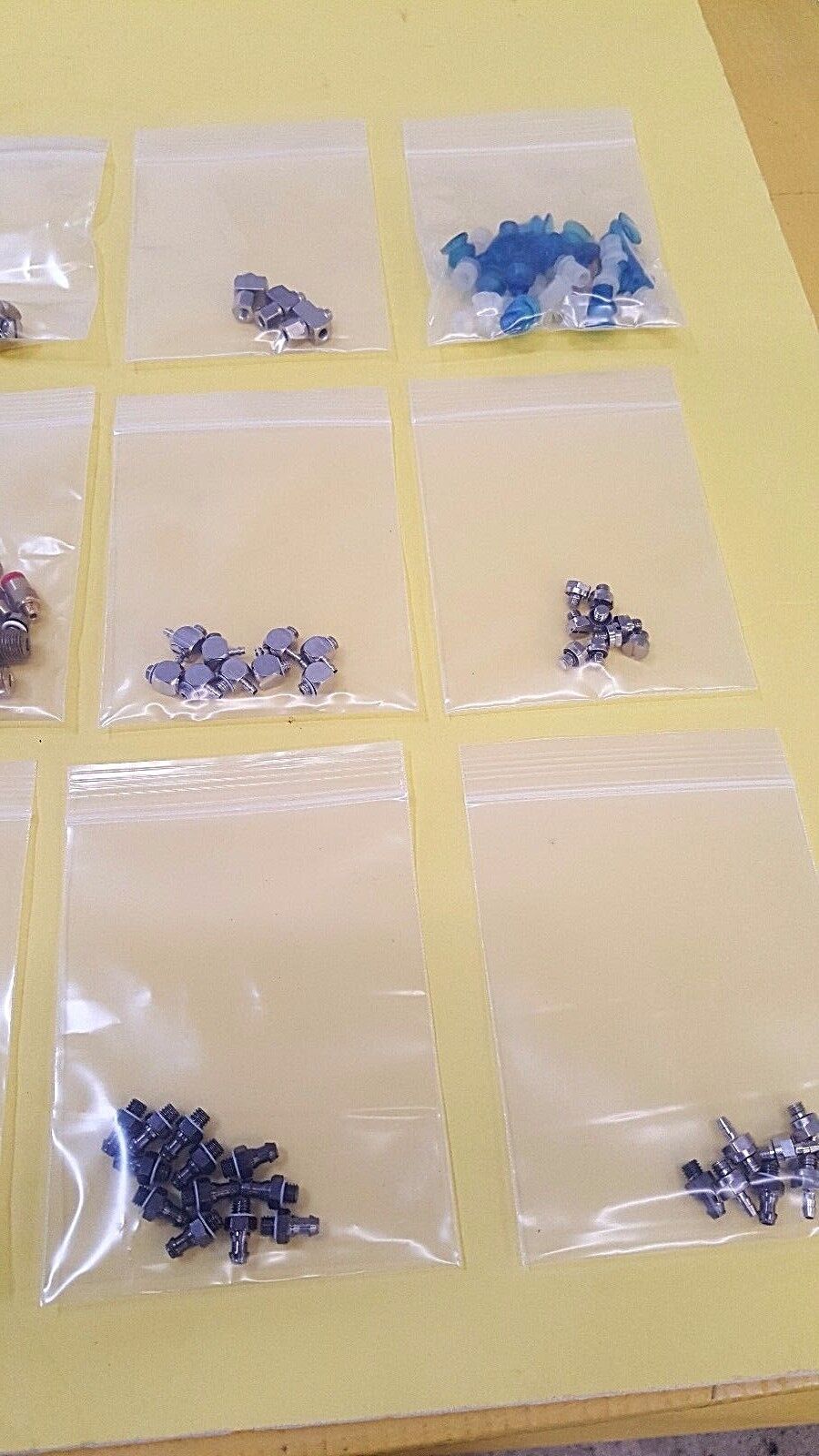 Clippard Minimatic Miniature Pneumatic Fittings, 200+ PCS. Assorted Lot, New/Oth