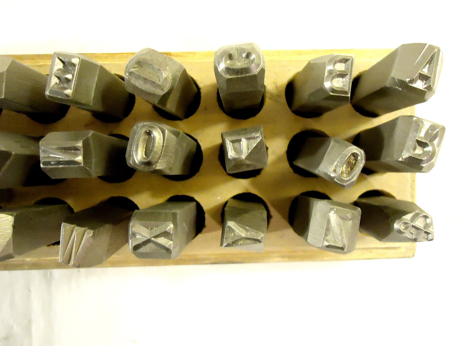 Vintage USA 3/8” LETTERS Stamps Set, NEW/OTHER