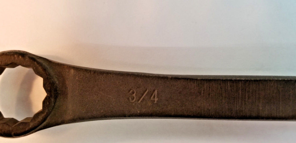 AMPCO W-3180-C AL BR Non-Sparking Double Box Wrench 3/4"- 7/8", 12 point, Used