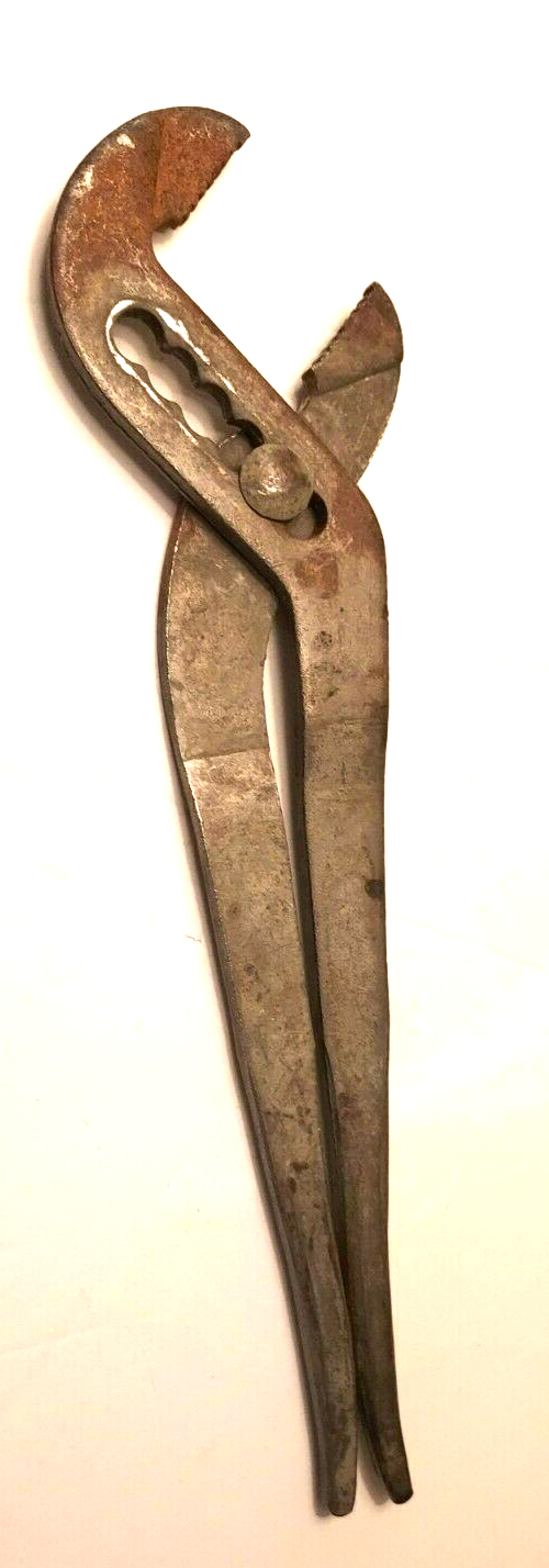 Vntg LECTROLITE CORP. Defiance Ohio 9-3/4" Adjustable Slip Joint Thin Jaw Pliers