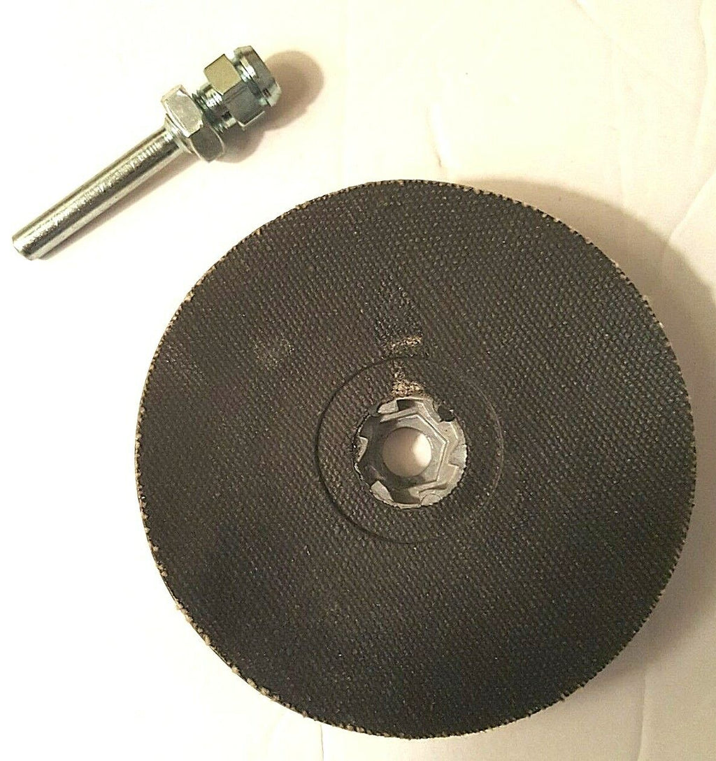 MERIT 4"  POWERLOCK TYPE 1 Flexible Backing Pad w/ 1/4" Shank, NEW/OTHER