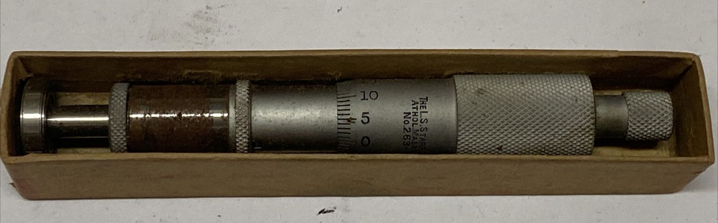 starrett no.263m, micrometer head, 0-25mm, free ship.