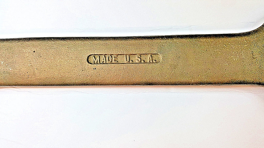 AMPCO Beryllium Copper W778C Double Ended Open End Wrench 1-13/16” x 2”, Used