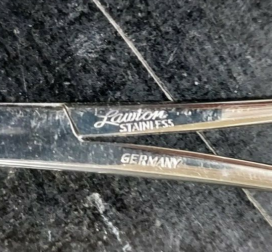Lawton 06-0311 ROCHESTER-PEAN Forceps 2pcs, 6-1/4", Germany, Used, Stainless