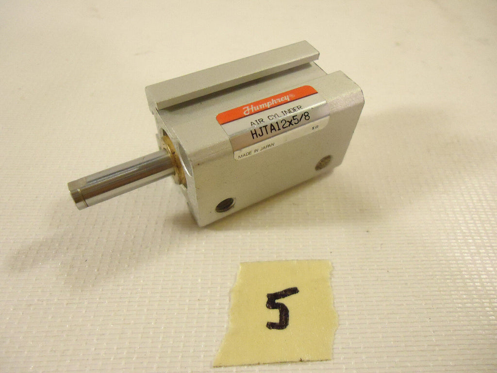 SMC – Humphrey Pneumatic Cylinders and Valve, 9 pcs, 1 Lot, Used.