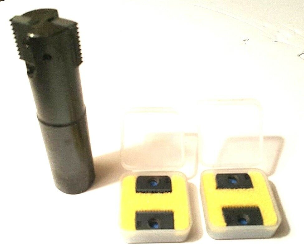 Iscar 1-1/8" MILLTHREAD, 1" Shank MTSR 1180 J21-2 + 1set 14 & 2sets 16 TPI Inser