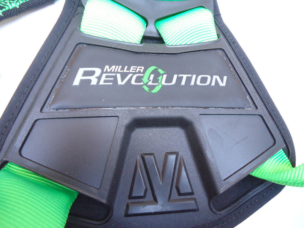New Miller Revolution Safety Harness, Model RPY-QC-BDP/S/MGN, Removable Belt.