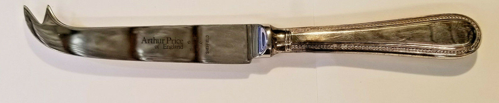 Arthur Price of England Silverplate Cheese Knife, Bead Design, New, FreeShip