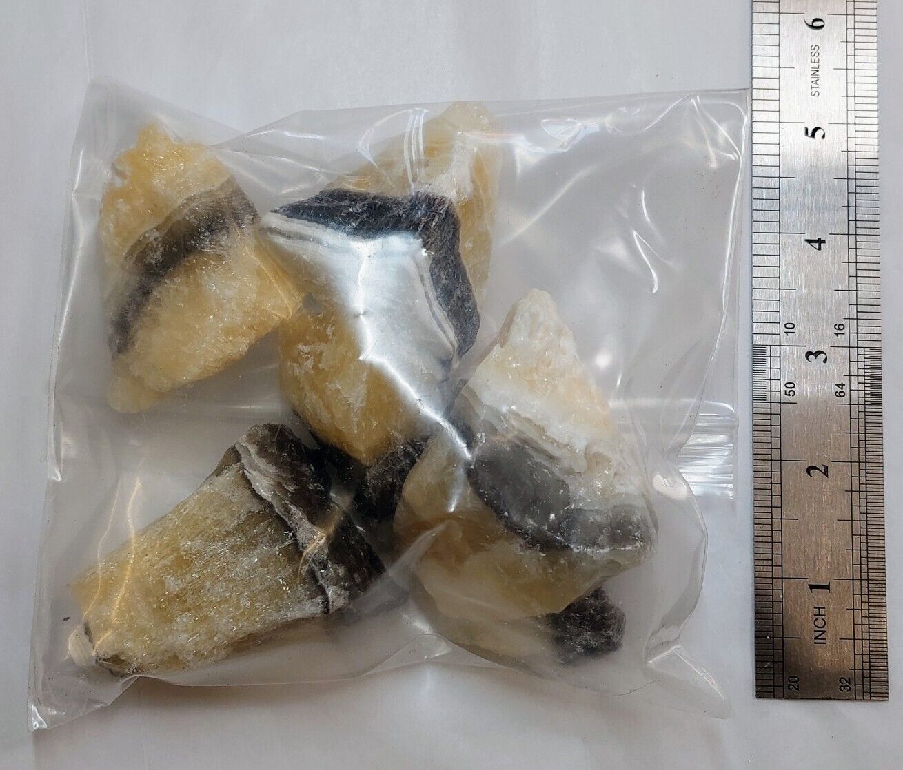 Zebra Onyx Calcite Rough 1lb