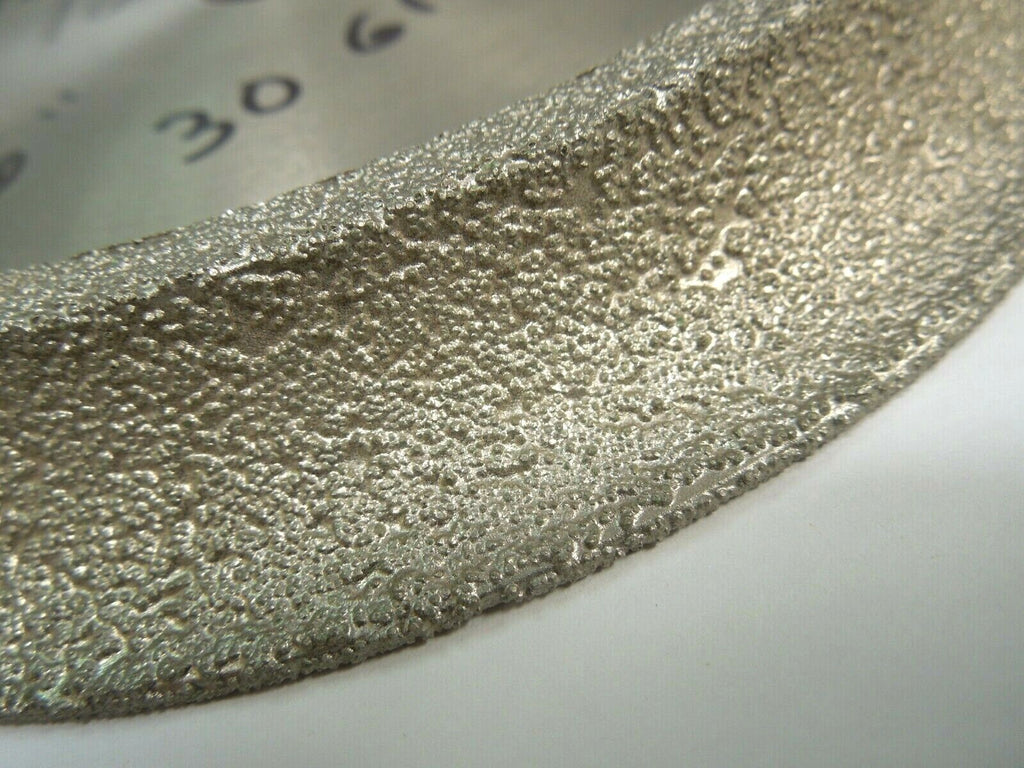 Brazed Diamond 6" Demi-Bullnose Profile Wheels, Marble/Granite, 1/2" Radius, 30g