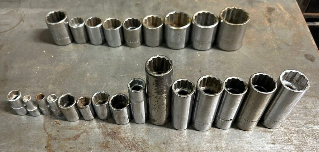 24 piece lot of Thorsen USA Sockets