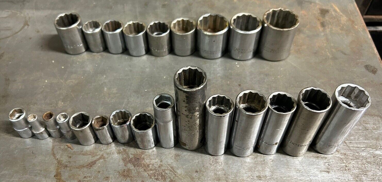 24 piece lot of Thorsen USA Sockets