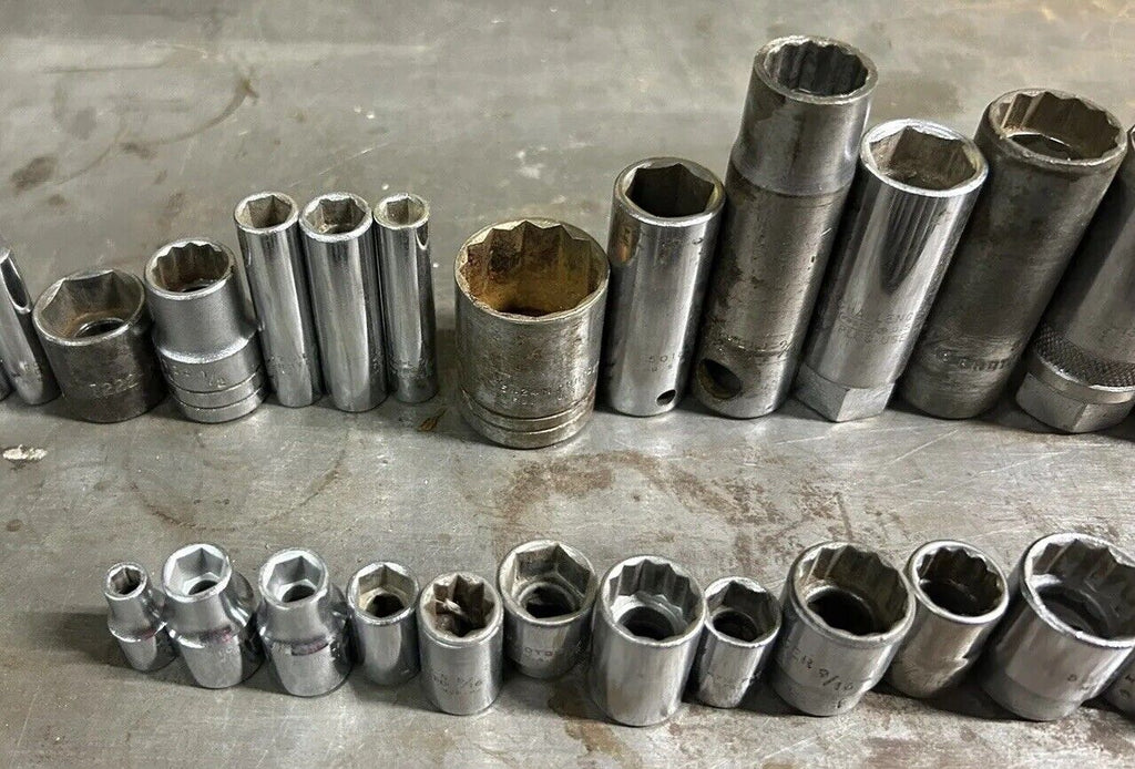31 Piece Lot of Proto/Challenger USA Sockets