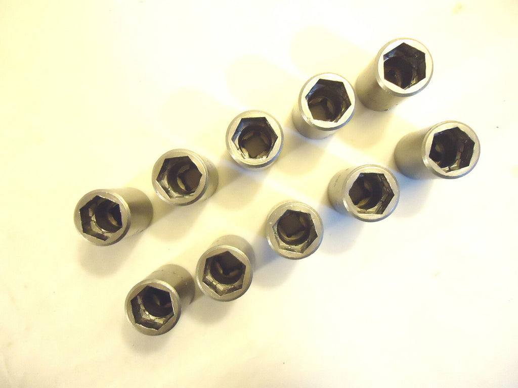 Impact Sockets, 10 pcs, 1/4” Drive, 1/2” 6 Point, Shallow, Hanson, USA, New