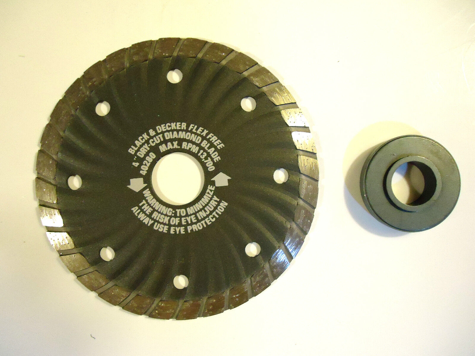 Black & Decker #40280  4” Continuous Rim Turbo Diamond Blade, NEW.