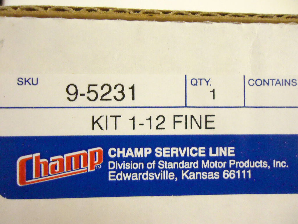 CHAMP Thread Repair Kit, 1”x 12, NEW.
