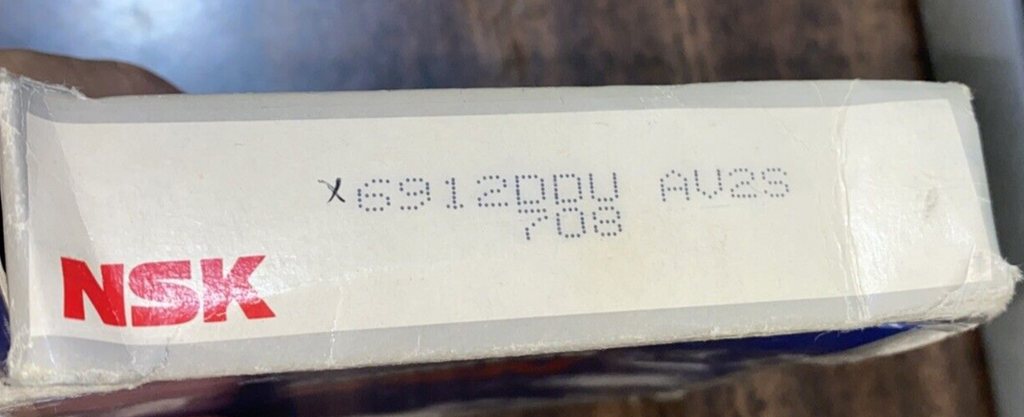 NSK BEARING #6912DDU, 55x80x13.