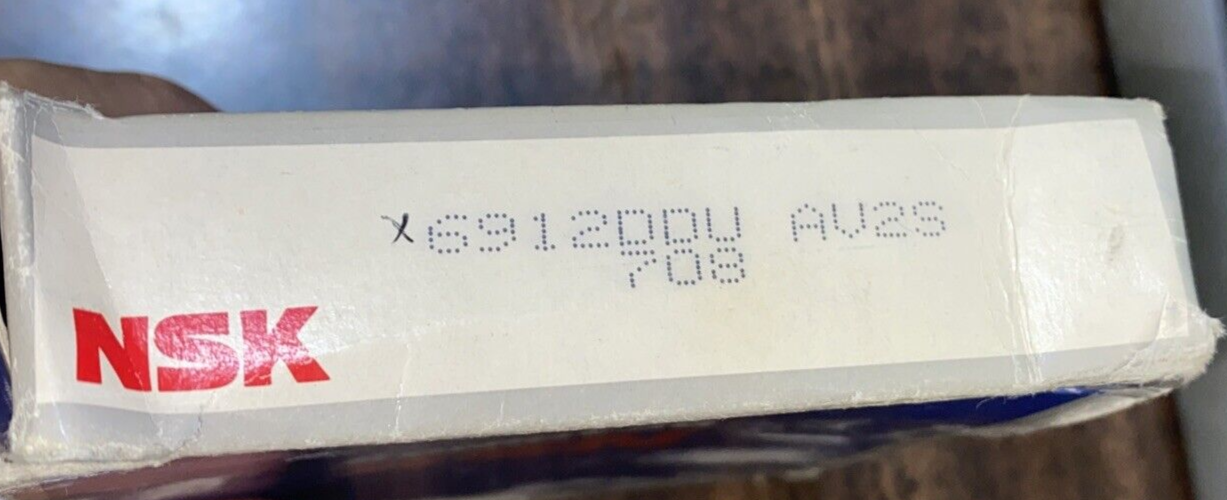 NSK BEARING #6912DDU, 55x80x13.
