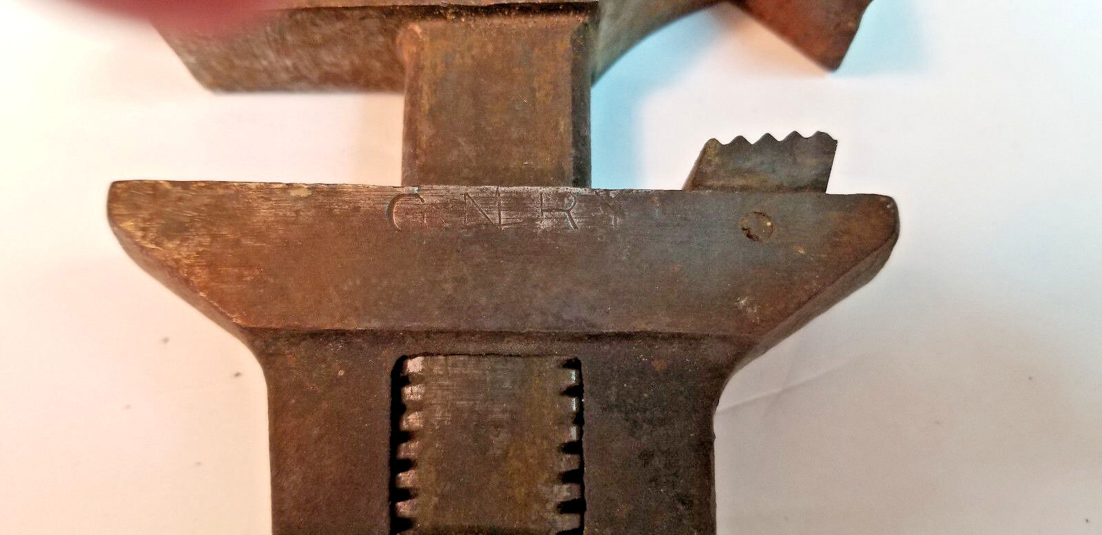 BEMIS & CALL H & T CO. Double Jawed Parrot Eagle Beak Wrench,13", GNRY Railroad