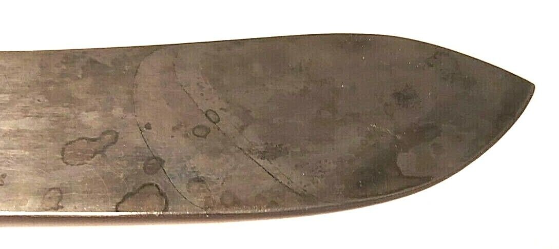 Vintage LL BEAN FREEPORT ME. 11" Double Curved Tip Kitchen Carving Knife