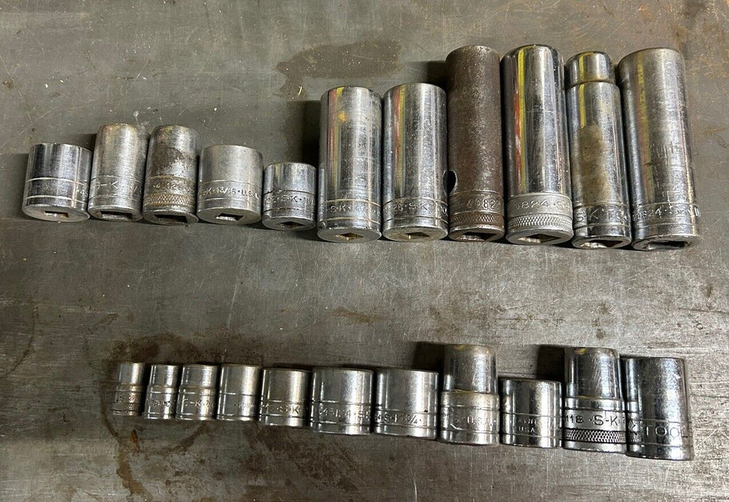22 piece lot of SK USA Sockets