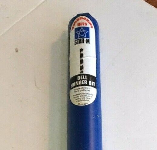 Bell Hanger Bit 1" x 18" Wood Boring, STAR-M, Japan, #100C18 1616, Free Ship