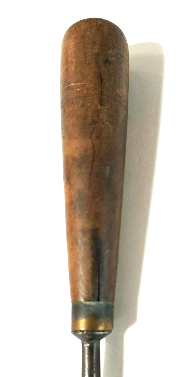 Vintage S.J. Addis England Cast Steel Curved #6-5/8" and #43 V Gouges