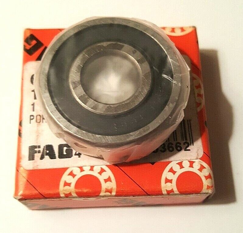 FAG 6201.2RSR.C3 Single Row Deep Groove Ball Bearing Rubber Seal, 12x32X10mm