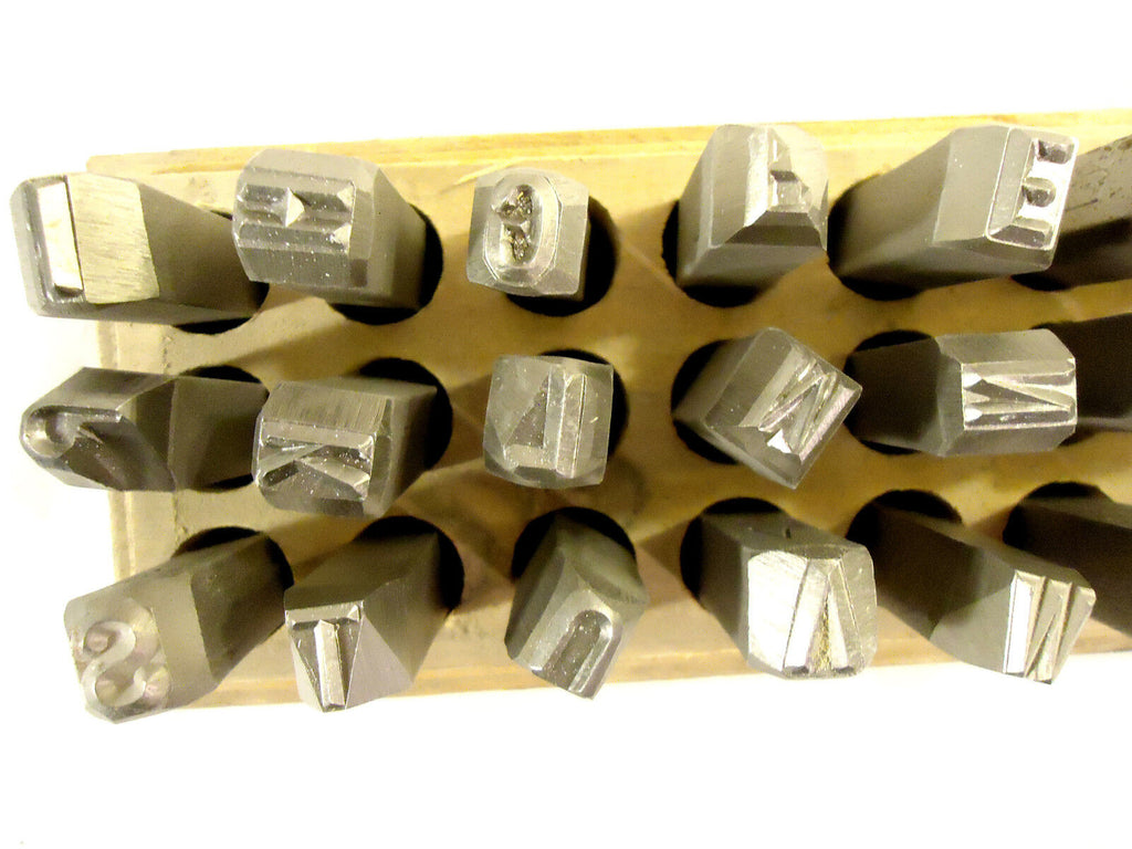 Vintage USA 3/8” LETTERS Stamps Set, NEW/OTHER