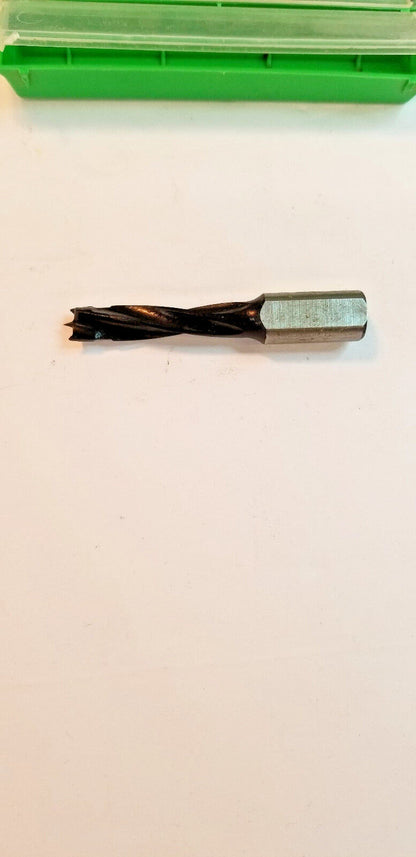 Freud 7mm Diam. x 57mm Long RH 10mm Shank Carbide Spindle Hinge Boring Bit, NEW