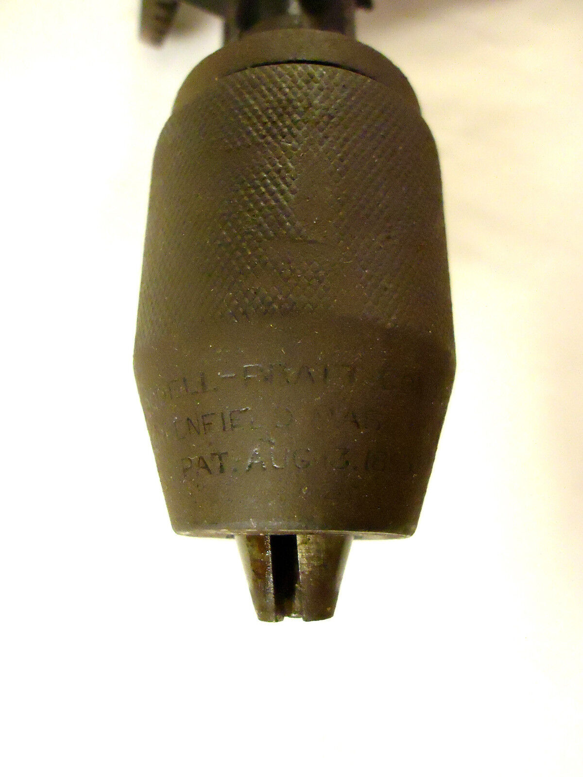 Vintage Goodell Pratt Two-Speed Breast Drill with Leather Strap Breast Plate.