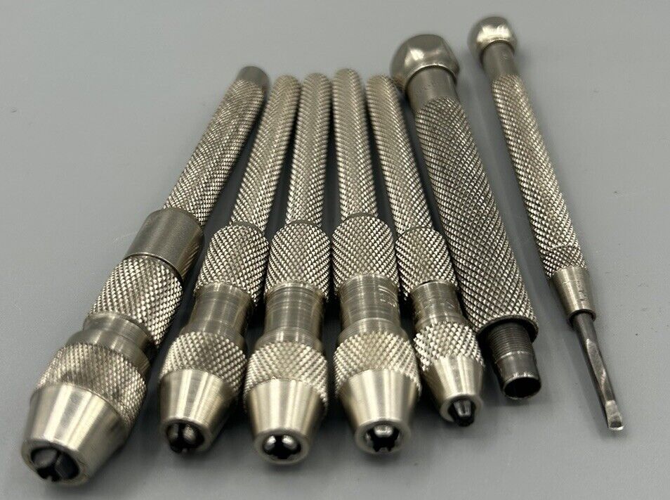 Lot of Starret Precision Pinvises And Screwdriver