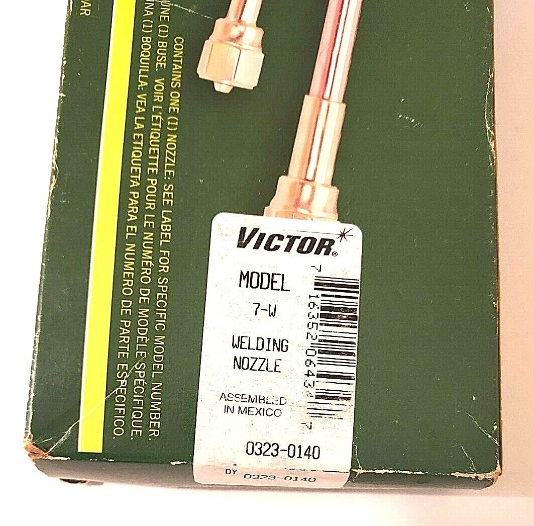 Original Victor 7-W 300 Series Welding Nozzle 0323-0140, NEW