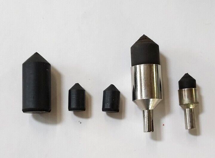 VTG JAQUET Mechanical Hand Tachometer Set, Model 630 Handles 30-50000 RPM, Swiss