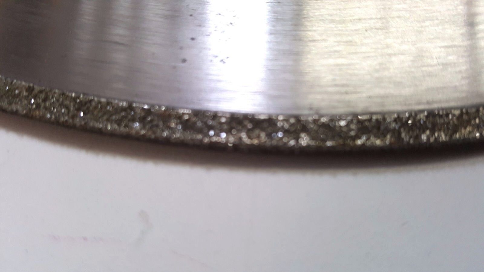 Diamond Cut-Off Blade,Vacuum Brazed Rim, Low 3025 RPM, 12" with 1" Arbor, NEW