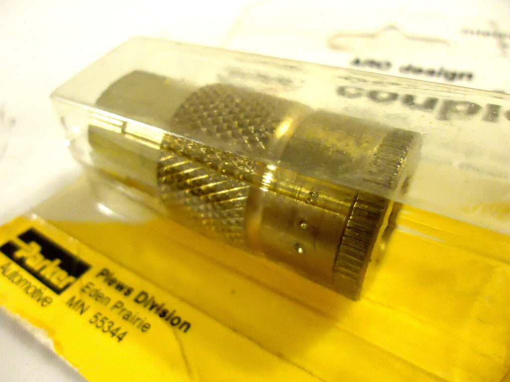 ARO Tru-Flate Design Air Coupler, 1/4" Female NPT, "A" Style, Solid Brass, NOS.