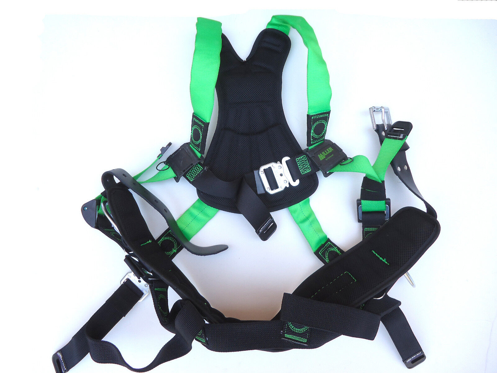 New Miller Revolution Safety Harness, Model RPY-QC-BDP/S/MGN, Removable Belt.