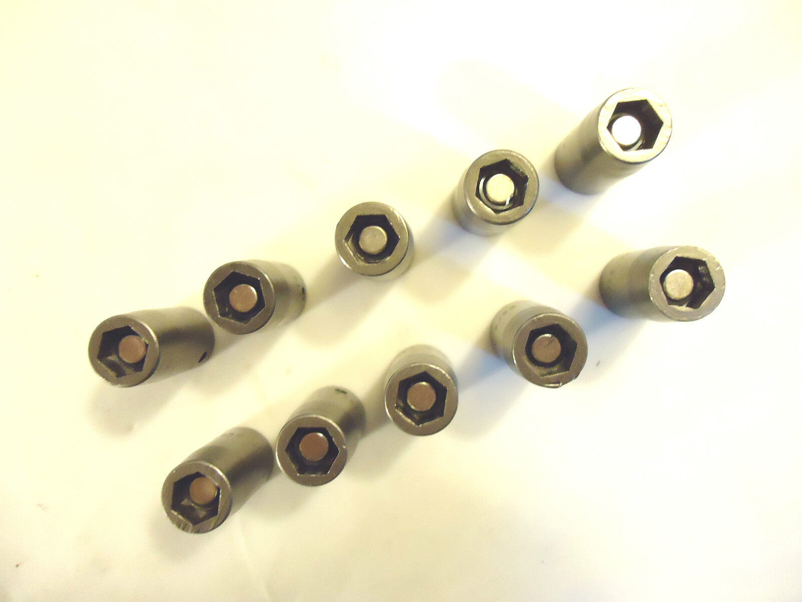 Magnetic Sockets,10 Pieces, 1/4” Drive X 9/32” Hex, Impact, Hanson, #93639, USA.