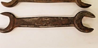 Vintage Ford  T-1917 Model-T Double Open End Wrenches 3pcs, 3 Different Markings