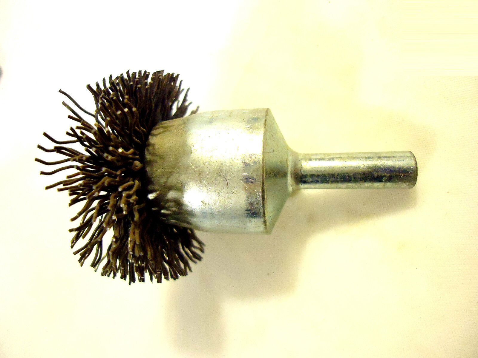 Wire Brushes, USA Made, ¼” Shank with Mushroom Head, 3Piece Lot, New/Other