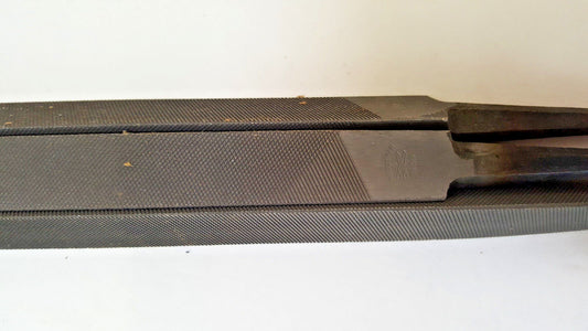10" (250mm) Three Square 2nd Cut Files, Grobet File Company, 3 pcs, NEW, India