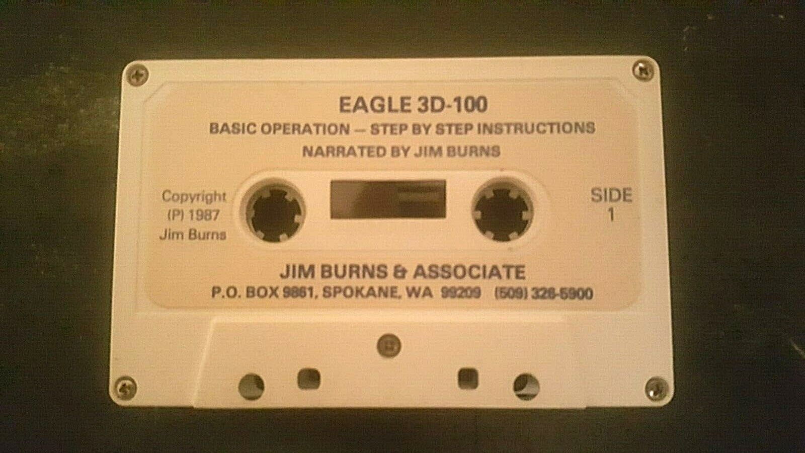 EAGLE POSITIONAL SONAR RECORDER 3D-100 Transducer and Cassette Instruction Works