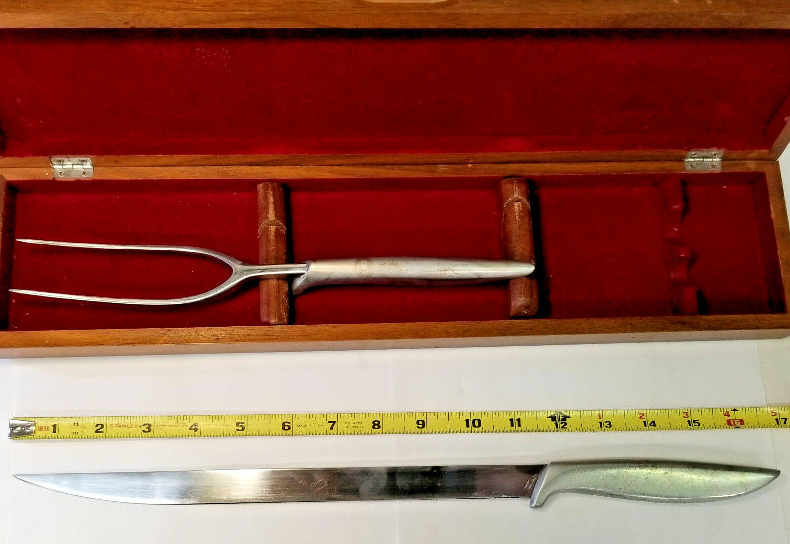 Gerber Legendary Blades Carving 2 Piece Set Ron Stainless Steel w/Walnut Box