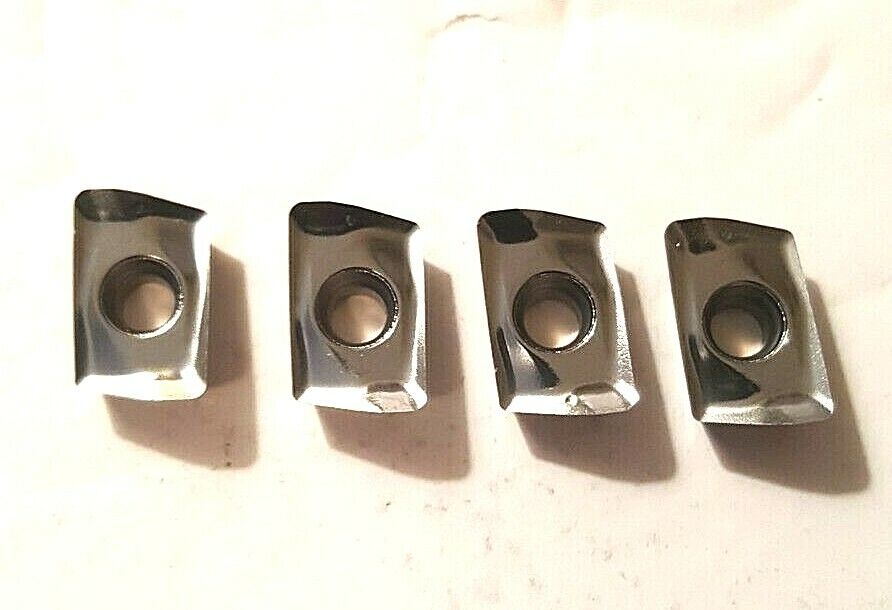 SECO  Carbide Milling Inserts 4pcs. XOEX10T308 E05 Grade H15 , MSC #65948622