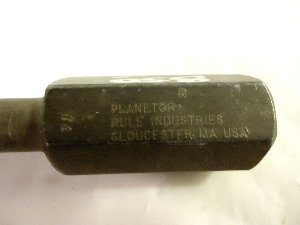 Planetor 7/16" Hex Drive Mandrel, 3-1/2" Long with 5/8"-18 Female Thread.