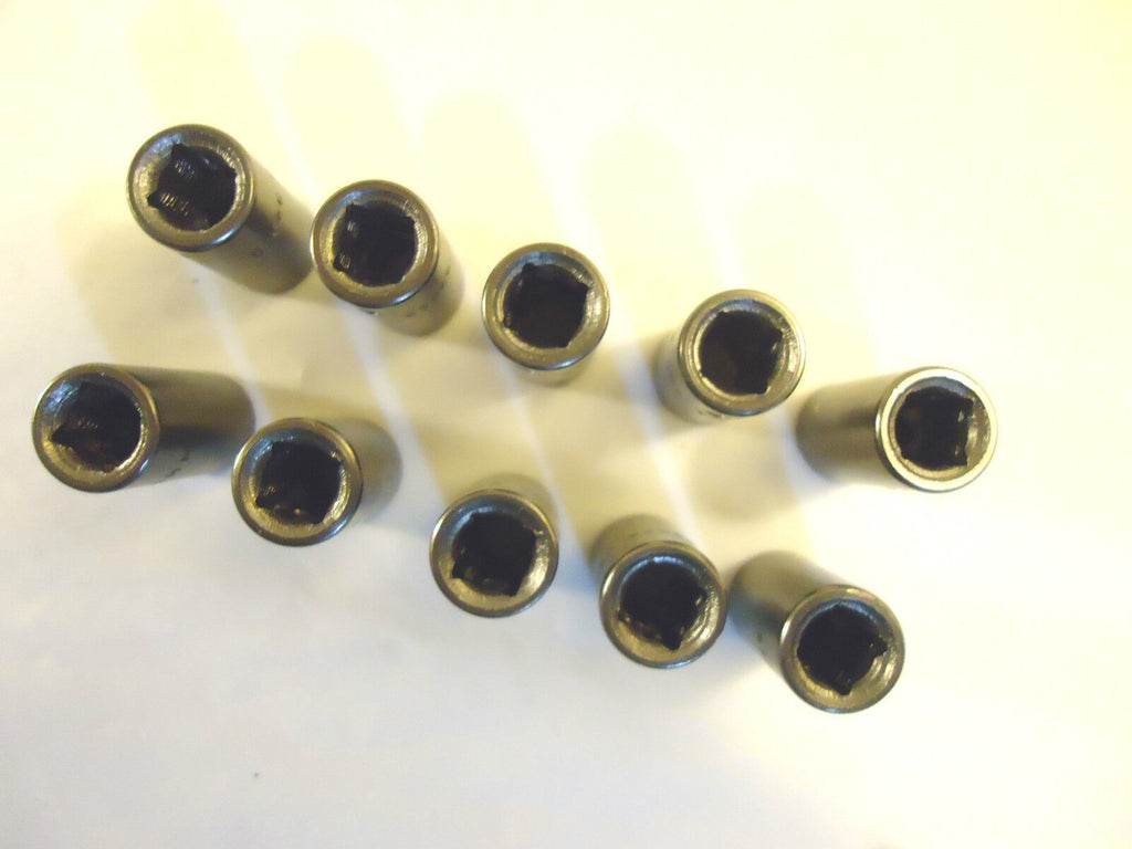 Impact Sockets, 10 Pcs, 1/4” Drive, 7 mm 6 Point, Shallow, Hanson, USA, #93646