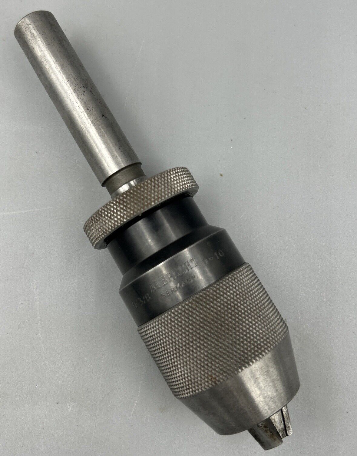 Albrecht No. 100 Keyless Drill Chuck, 0-10mm, 0-3/8, with 1/2” Shank